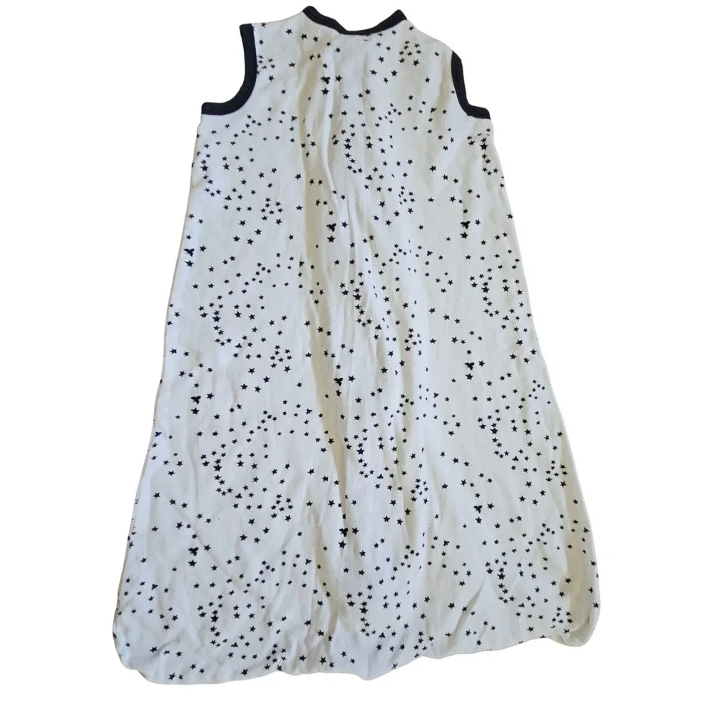Burt's Bees Baby Beekeeper‎ Sleep Sack Medium 6-12M Organic Cotton Navy Stars